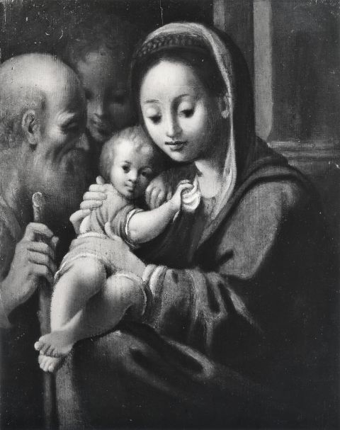 A. Villani e Figli — Bartolomeo Schedoni (copia da). Sacra Famiglia. Loreto - Museo della S. Casa — insieme
